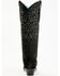 Image #5 - Corral Women's Crystal Embroidered Tall Western Boots - Snip Toe, Black, hi-res
