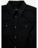 Image #2 - Gibson Toddler Boys' Solid Long Sleeve Snap Western Shirt, Black, hi-res
