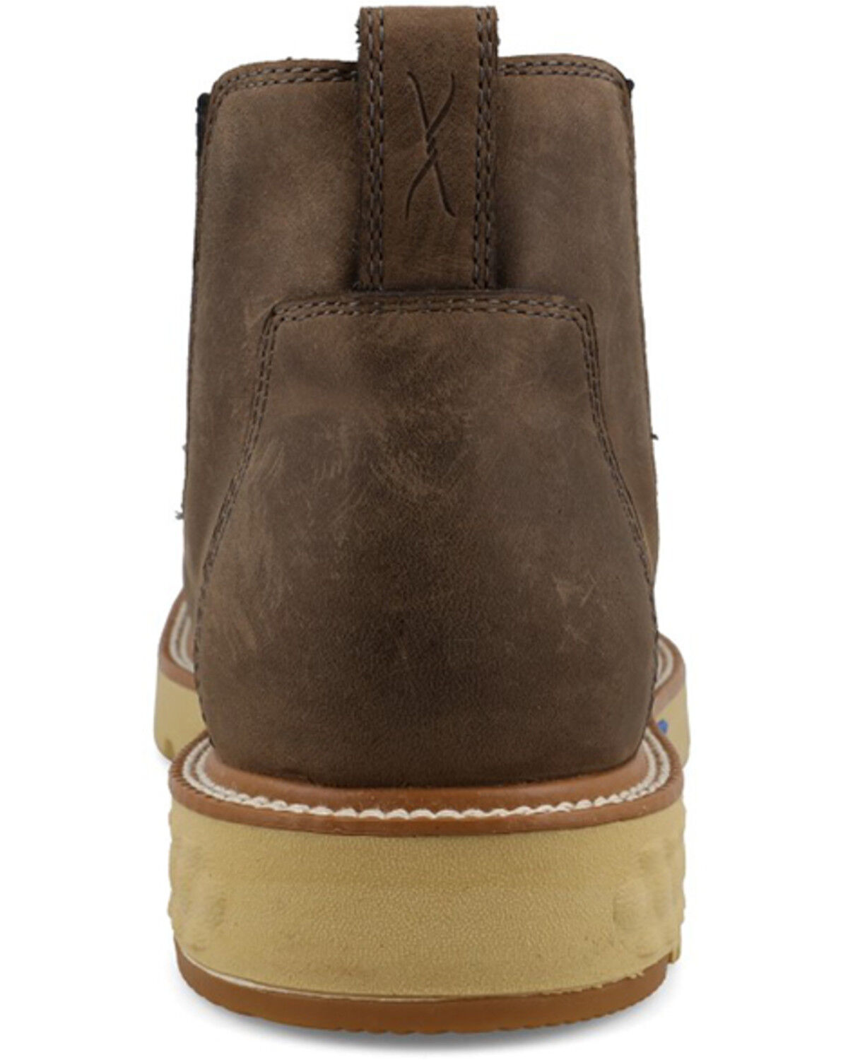 Image #5 - Twisted X Men's 4" Shitake Chelsea Work Boots - Nano Toe, Natural, hi-res
