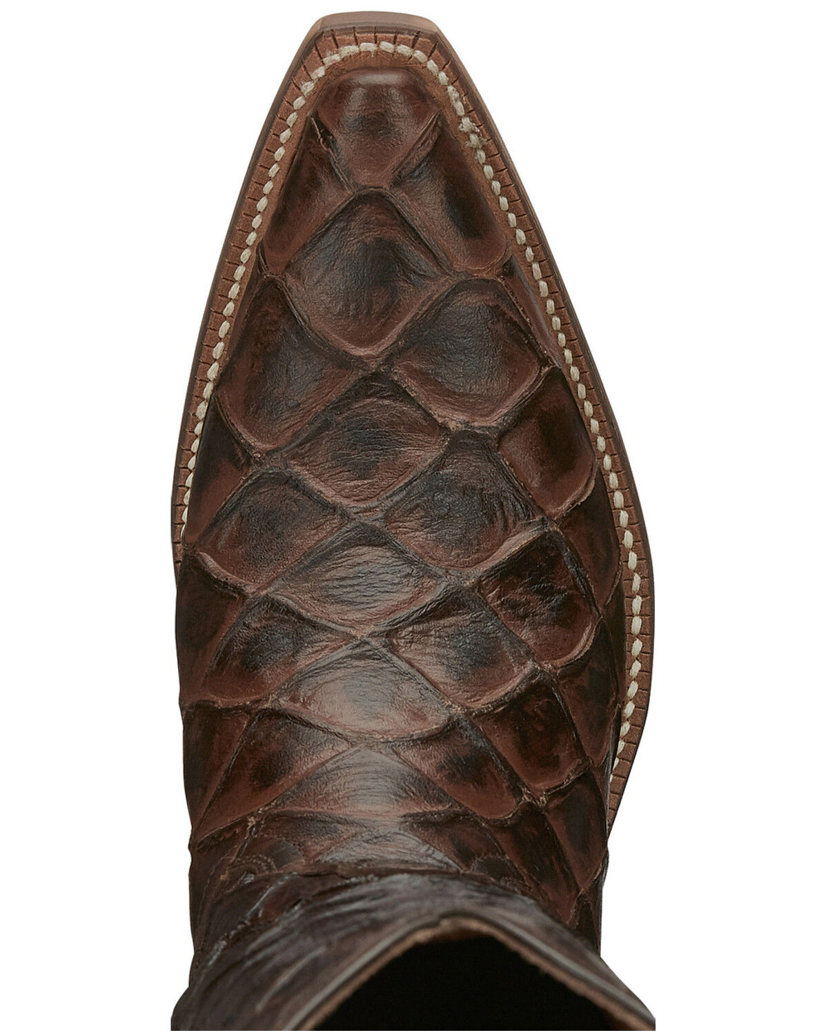 Image #6 - Nocona Women's Bessie Western Boots - Snip Toe, Chocolate, hi-res