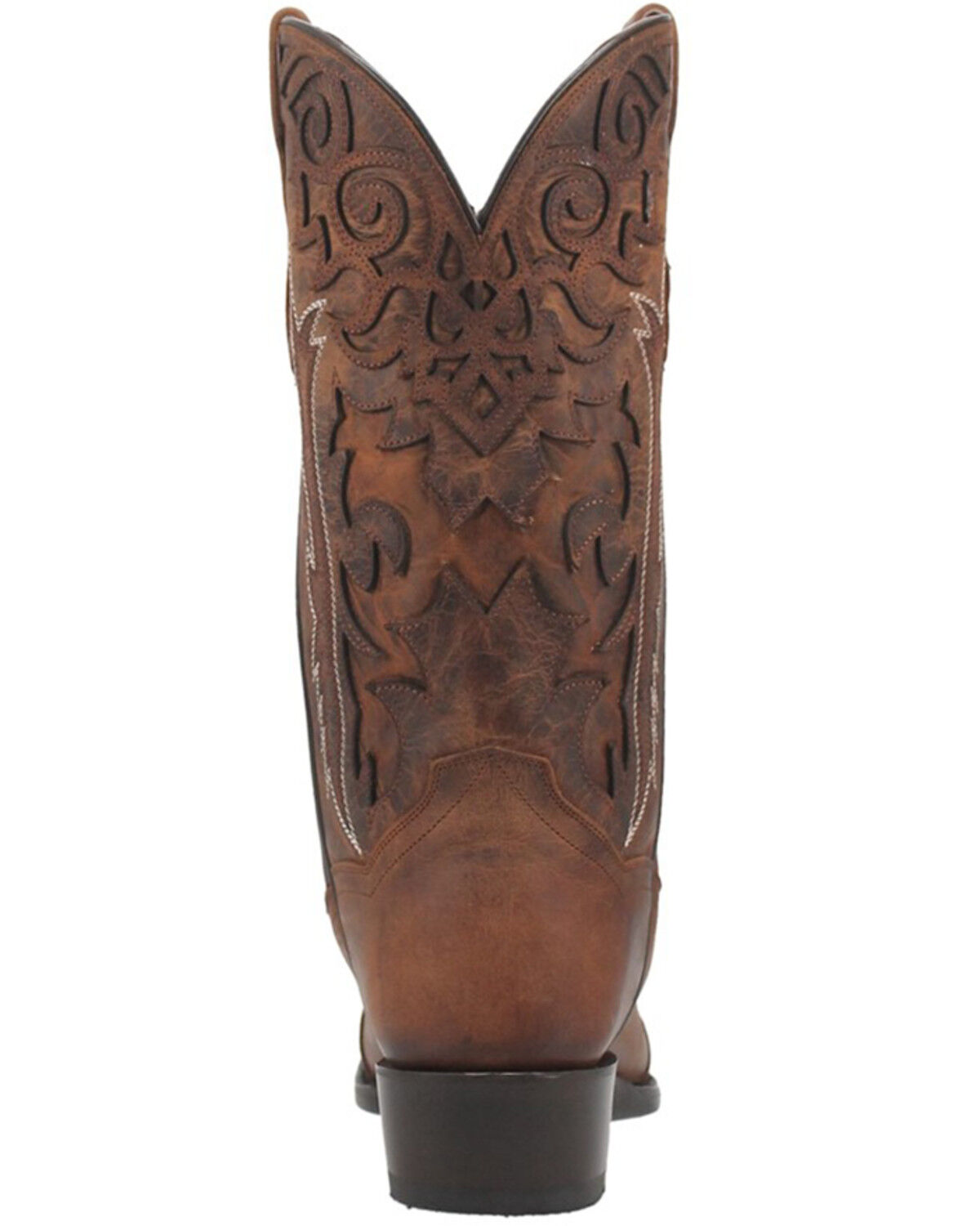Image #5 - Dan Post Men's Denton All-Over Overlay Western Boots - Snip Toe, Tan, hi-res