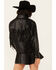 Image #4 - Wrangler Women's Wild Oversized Faux Leather Fringe Jacket, Black, hi-res