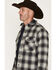 Image #2 - Pendleton Men's Umatilla Plaid Print Quilt Lined Jacket, Charcoal, hi-res