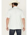 Image #4 - Ariat Men's Charger 2.0 Short Sleeve Button-Down Performance Polo, Turquoise, hi-res