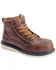 Image #1 - Avenger Men's Wedge Mid 6" Lace-Up Waterproof Work Boots - Carbon Nanofiber Safety Toe, Brown, hi-res