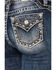 Image #2 - Miss Me Women's Dark Wash Mid Rise Skinny Stretch Denim Jeans, , hi-res