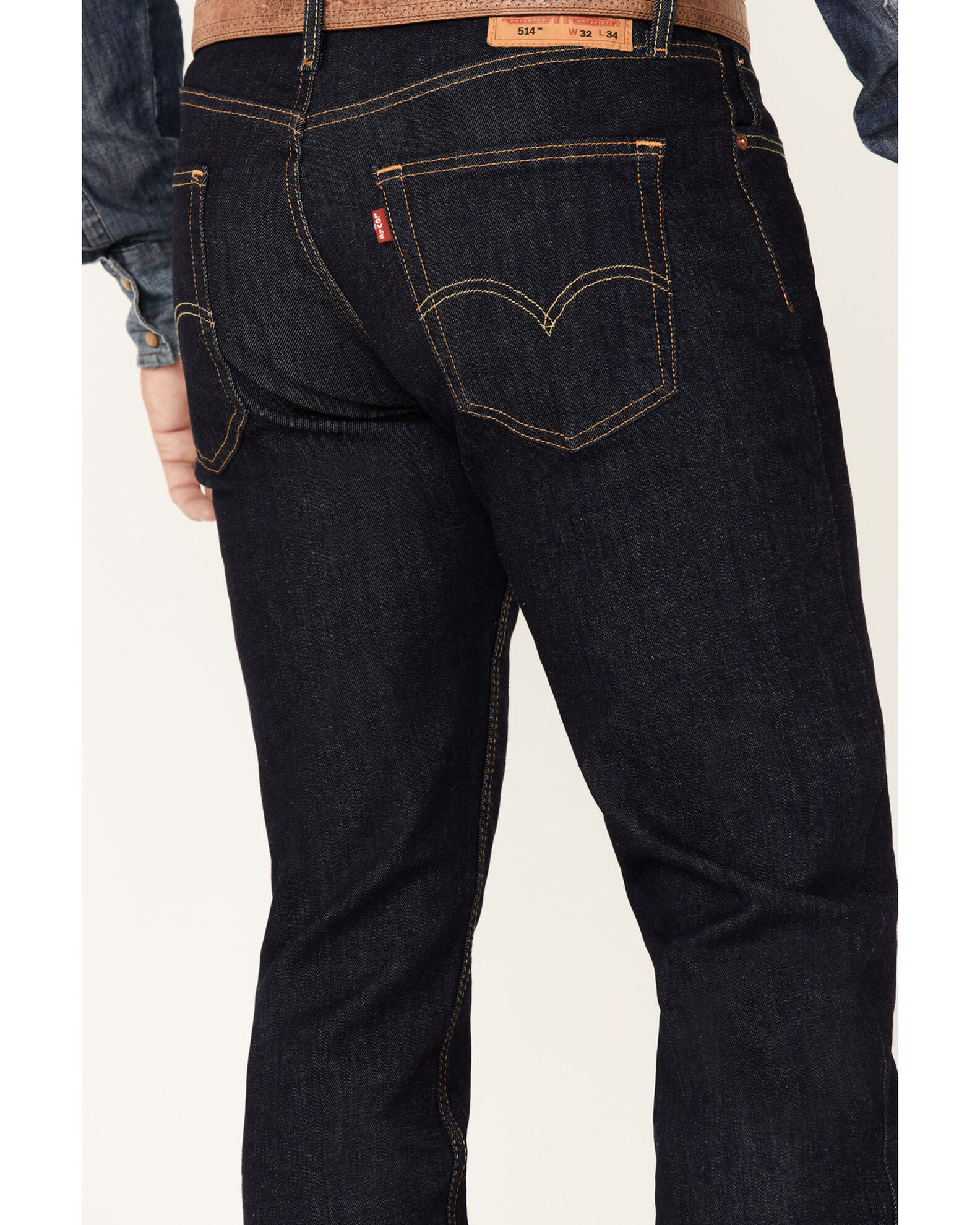 Levi s Men s 514 Cleaner Dark Wash Stretch Regular Straight Leg Jeans Country Outfitter