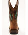Image #5 - Shyanne Women's Xero Gravity Lite Mexican Flag Western Performance Boots - Broad Square Toe, Brown, hi-res