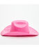 Image #3 - Twisted Little Kids' Straw Cowboy Hat, Hot Pink, hi-res