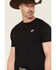 Image #3 - RANK 45&reg; Men's Live And Die Rodeo Short Sleeve Graphic T-Shirt, Black, hi-res