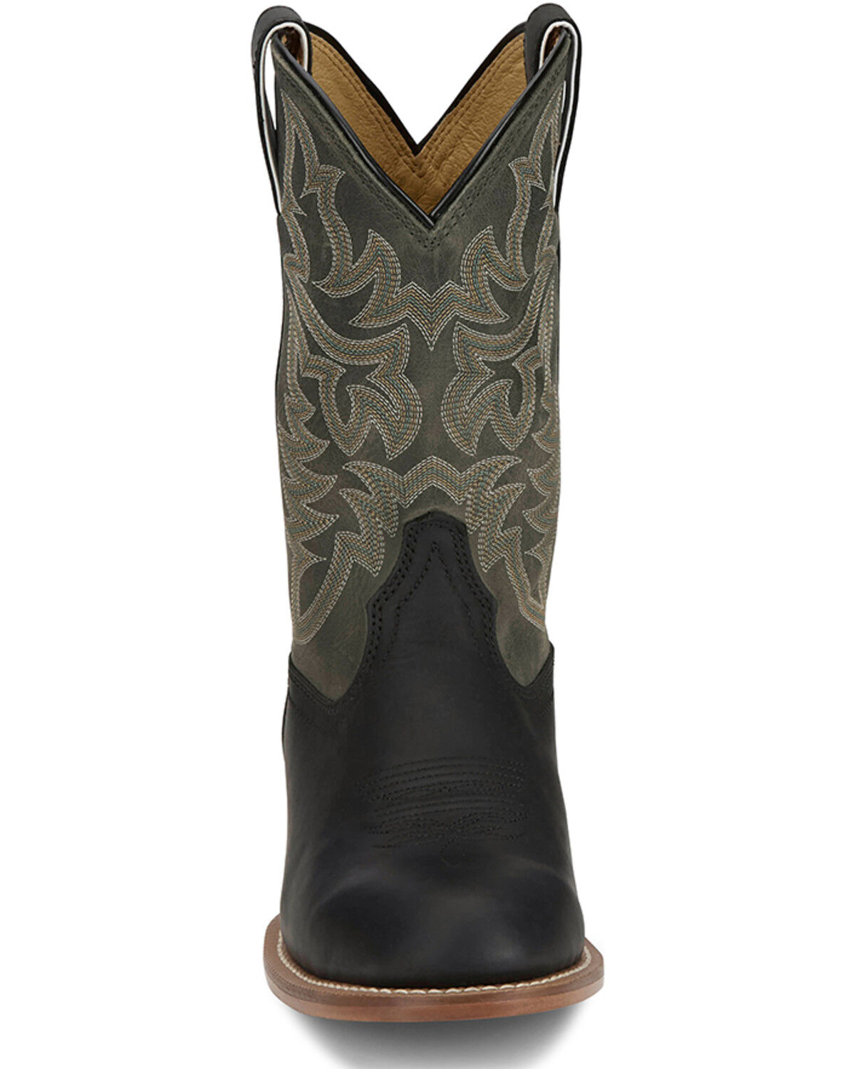 Image #4 - Justin Men's Disco Man Western Boots - Round Toe, Black, hi-res