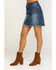 Stetson Women's Star Denim Skirt, Blue, hi-res