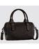 Image #2 - Wrangler Women's Genuine Cowhide Tooled Barrel Crossbody Bag, Black, hi-res
