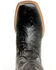 Image #6 - Tanner Mark Women's Mendocino Tooled Western Boots - Broad Square Toe, Black, hi-res