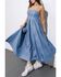 Image #4 - Flying Tomato Women's Captivating Heart Denim Midi Dress, Light Wash, hi-res