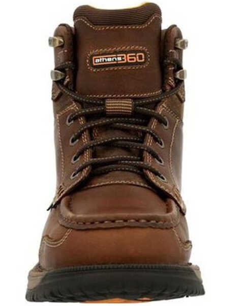 Image #4 - Georgia Boot Men's Athens 360 Western Work Boots - Soft Toe, Brown, hi-res