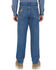 Wrangler Men's Flame Resistant Relaxed Fit Work Jeans , Indigo, hi-res