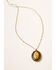 Image #3 - Shyanne Women's Winslow Reversible Medallion Necklace Set, Gold, hi-res