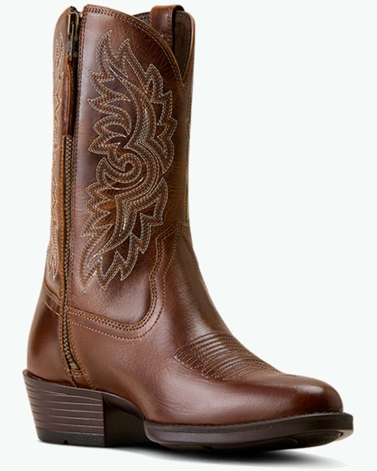 Ariat Men's Sumter Western Boots - Round Toe, Brown, hi-res