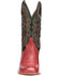 Lucchese Men's Cecil Exotic Ostrich Skin Western Boots - Broad Square Toe, Red, hi-res