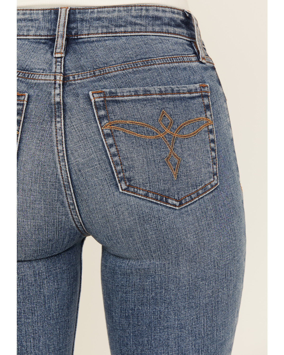 Image #4 - Shyanne Women's Celeste High Rise Bootcut Stretch Denim Jeans, Medium Wash, hi-res