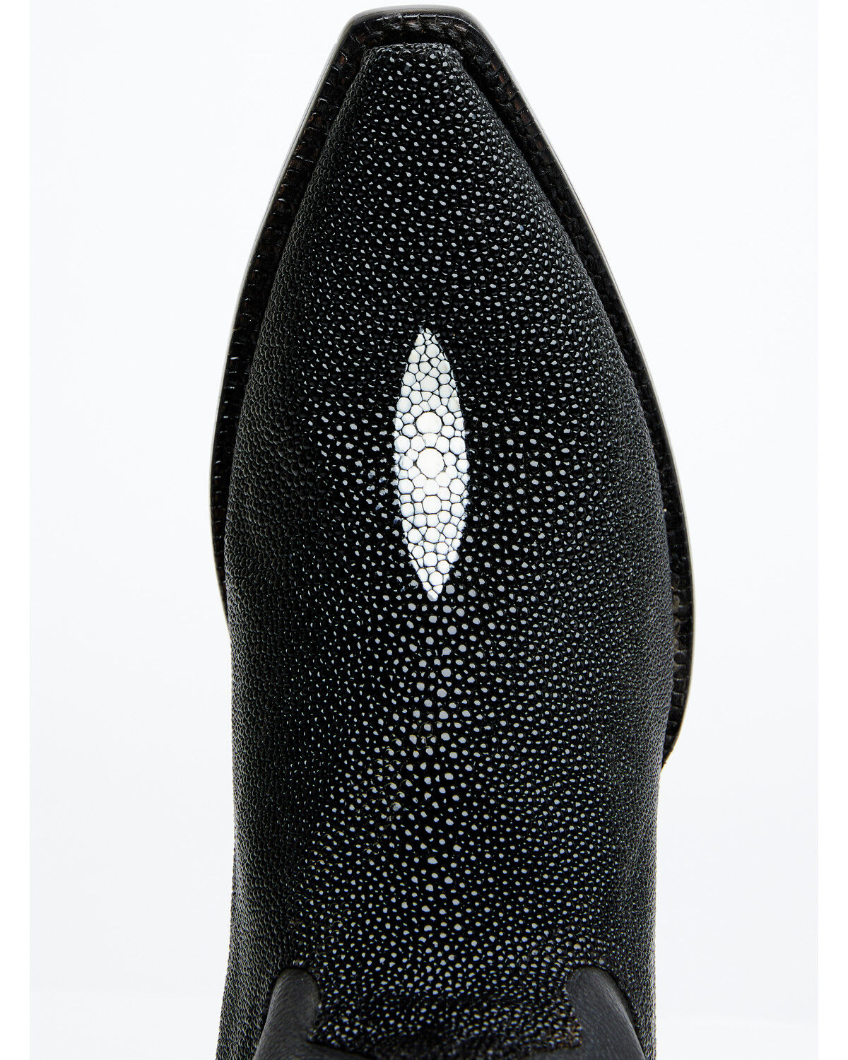 Image #6 - El Dorado Men's Exotic Stingray Skin Western Boots - Snip Toe, Black, hi-res