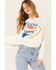 Image #4 - Recycled Karma Women's White Coors Rodeo Graphic Long Sleeve Top, White, hi-res