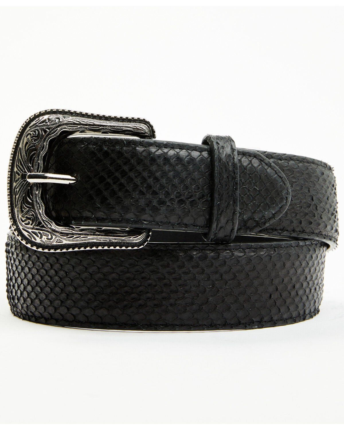 Cody James Men's Tyrell Exotic Python Leather Belt, Brown, hi-res
