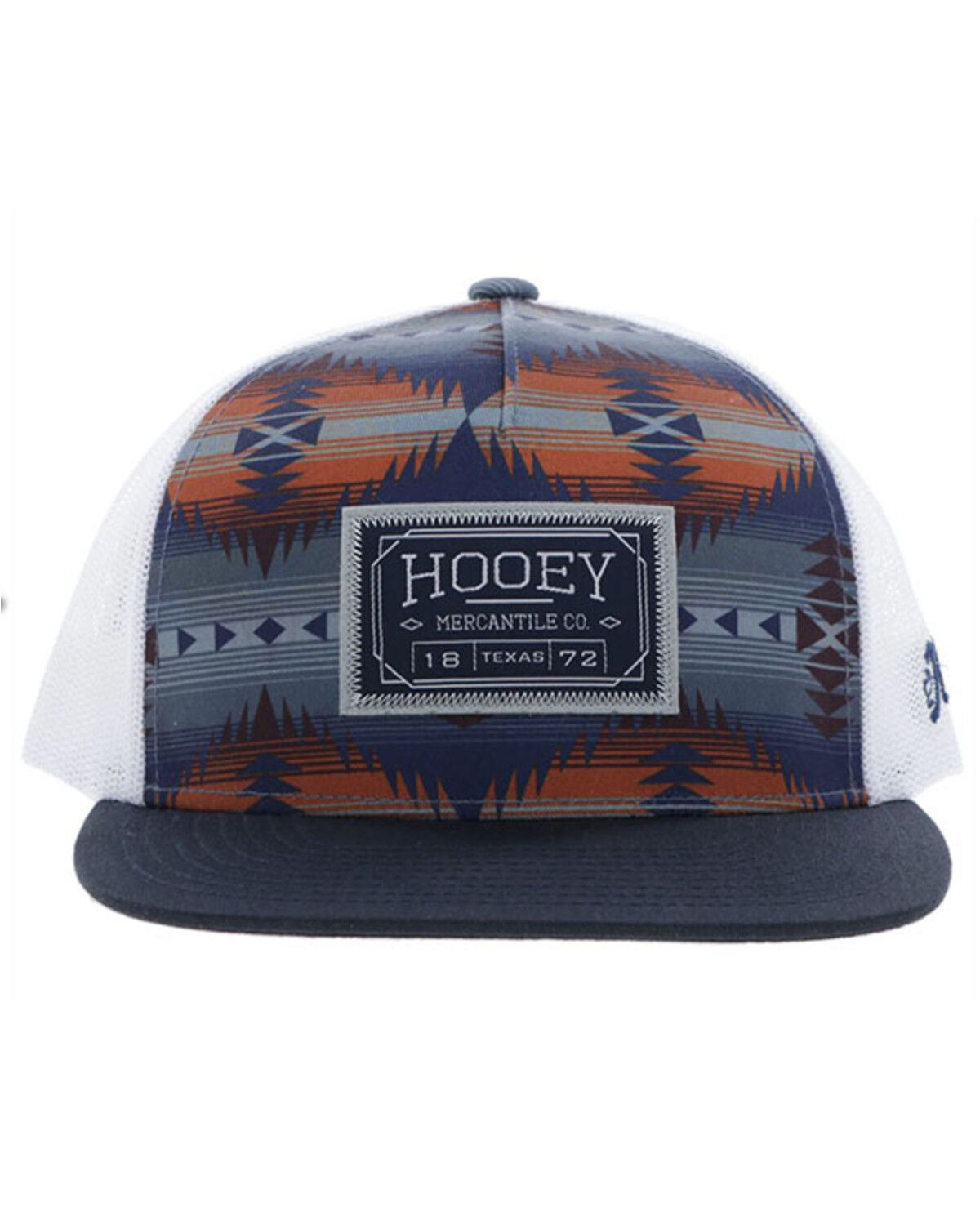 Image #3 - Hooey Men's Doc Trucker Cap, Navy, hi-res