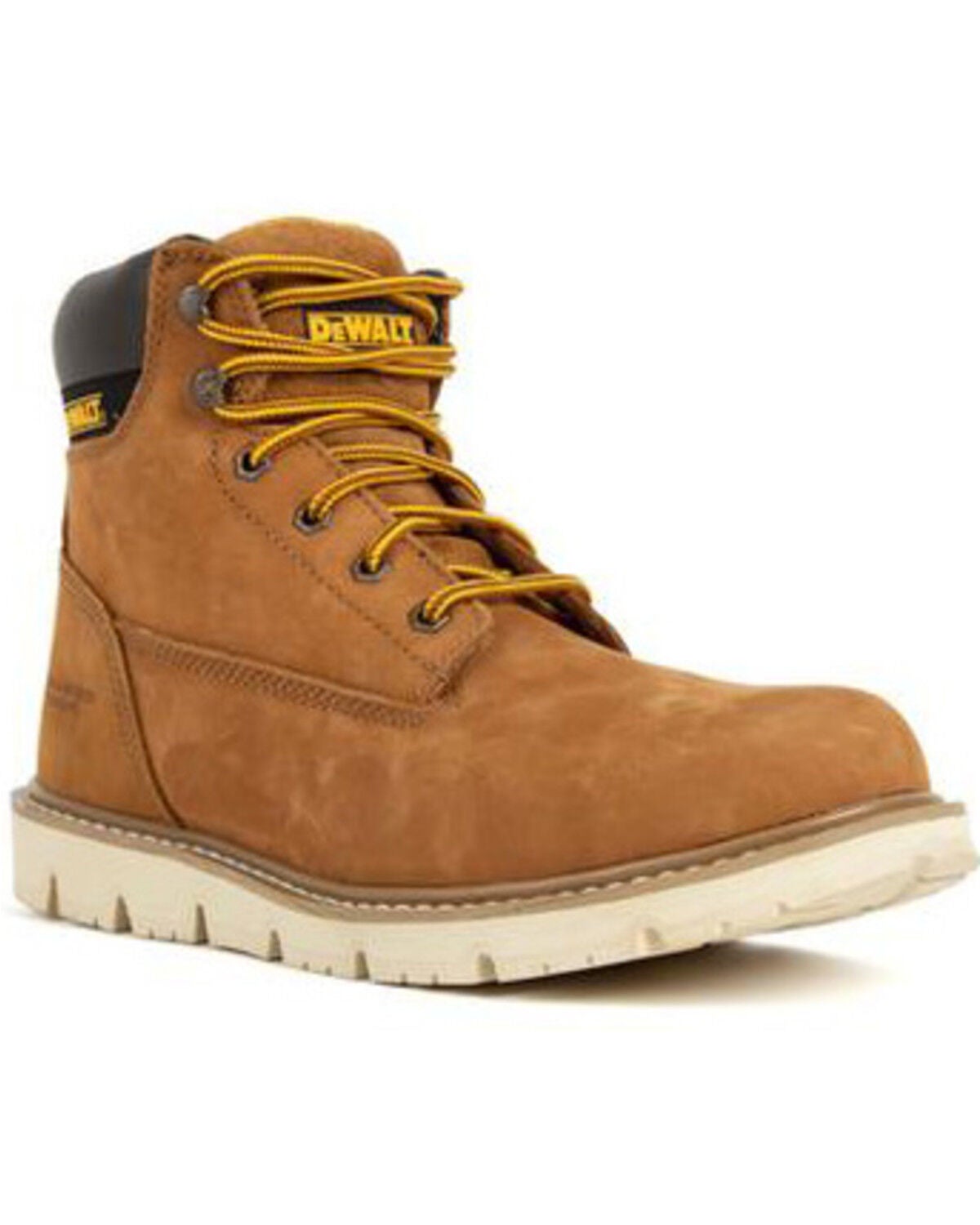 DeWalt Men's Flex Lace-Up Work Boots - Steel Toe, Suntan, hi-res