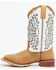 Image #3 - Laredo Women's Underlay Western Boots - Broad Square Toe, Blue/white, hi-res
