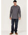 Image #2 - Cody James Men's FR Long Sleeve Raglan Work T-Shirt , Grey, hi-res