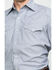 Stetson Men's Grey Striped Two Pocket Long Sleeve Western Shirt, Grey, hi-res