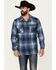 Image #1 - Pendleton Men's Plaid Print Board Shirt, Navy, hi-res