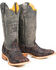 Image #2 - Tin Haul Men's Derrick Western Boots - Broad Square Toe, Brown, hi-res
