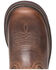 Image #6 - Justin Women's Gemma Brown Western Boots - Round Toe, Dark Brown, hi-res