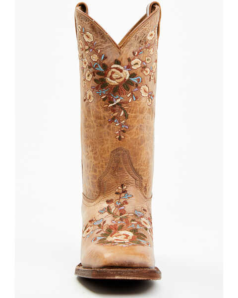 Image #4 - Shyanne Women's Coralee Western Boots - Broad Square Toe, Tan, hi-res
