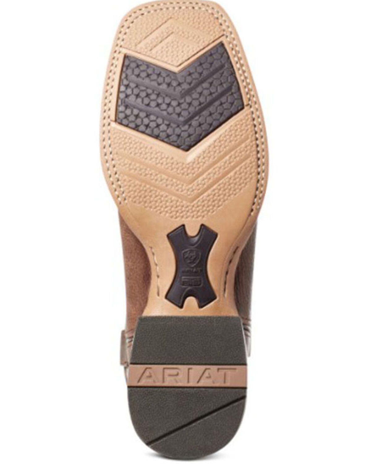 Image #5 - Ariat Men's Arena Record Western Performance Boots - Broad Square Toe, Brown, hi-res