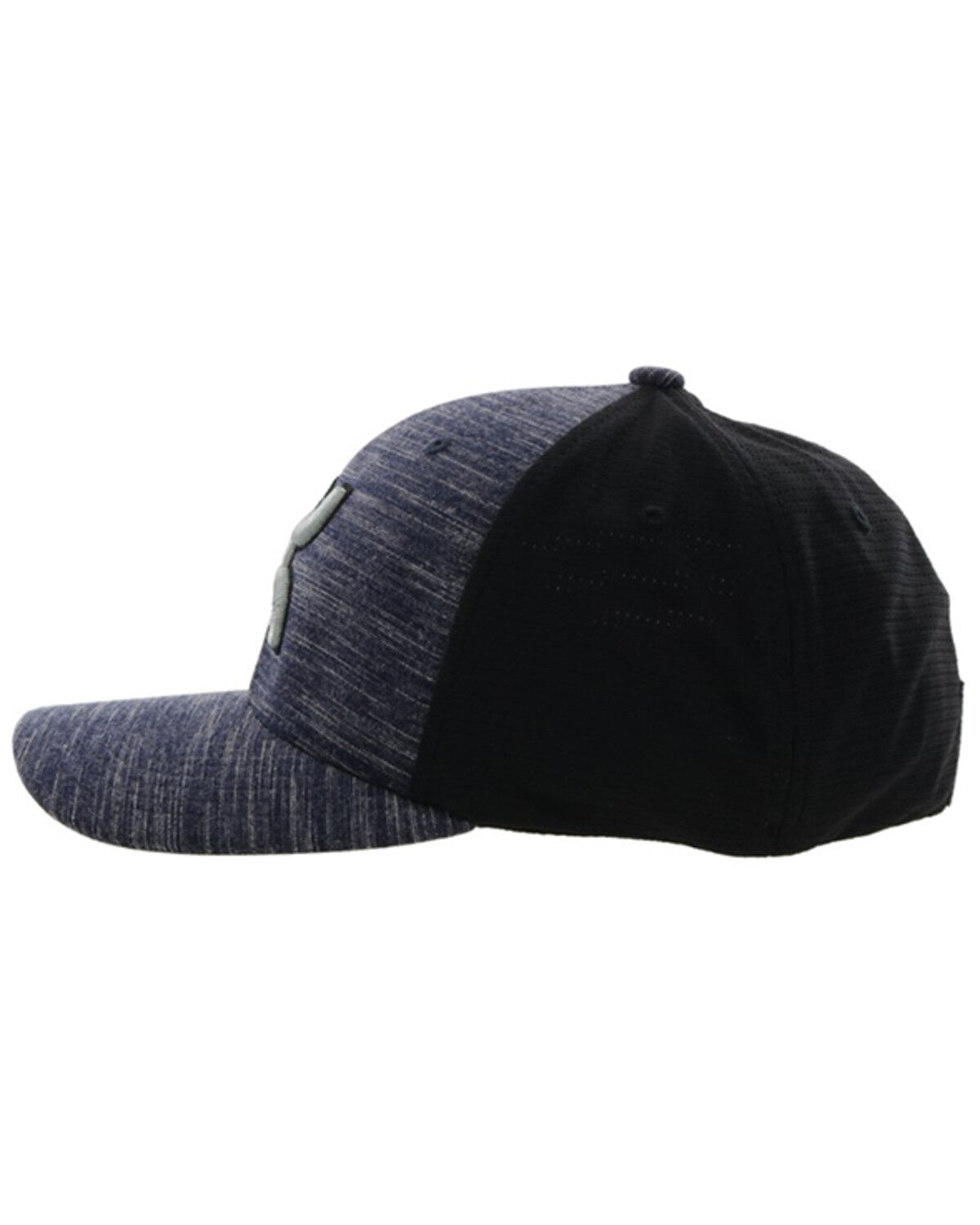Image #4 - Hooey Men's Embroidered Logo FlexFit Trucker Cap, Navy, hi-res