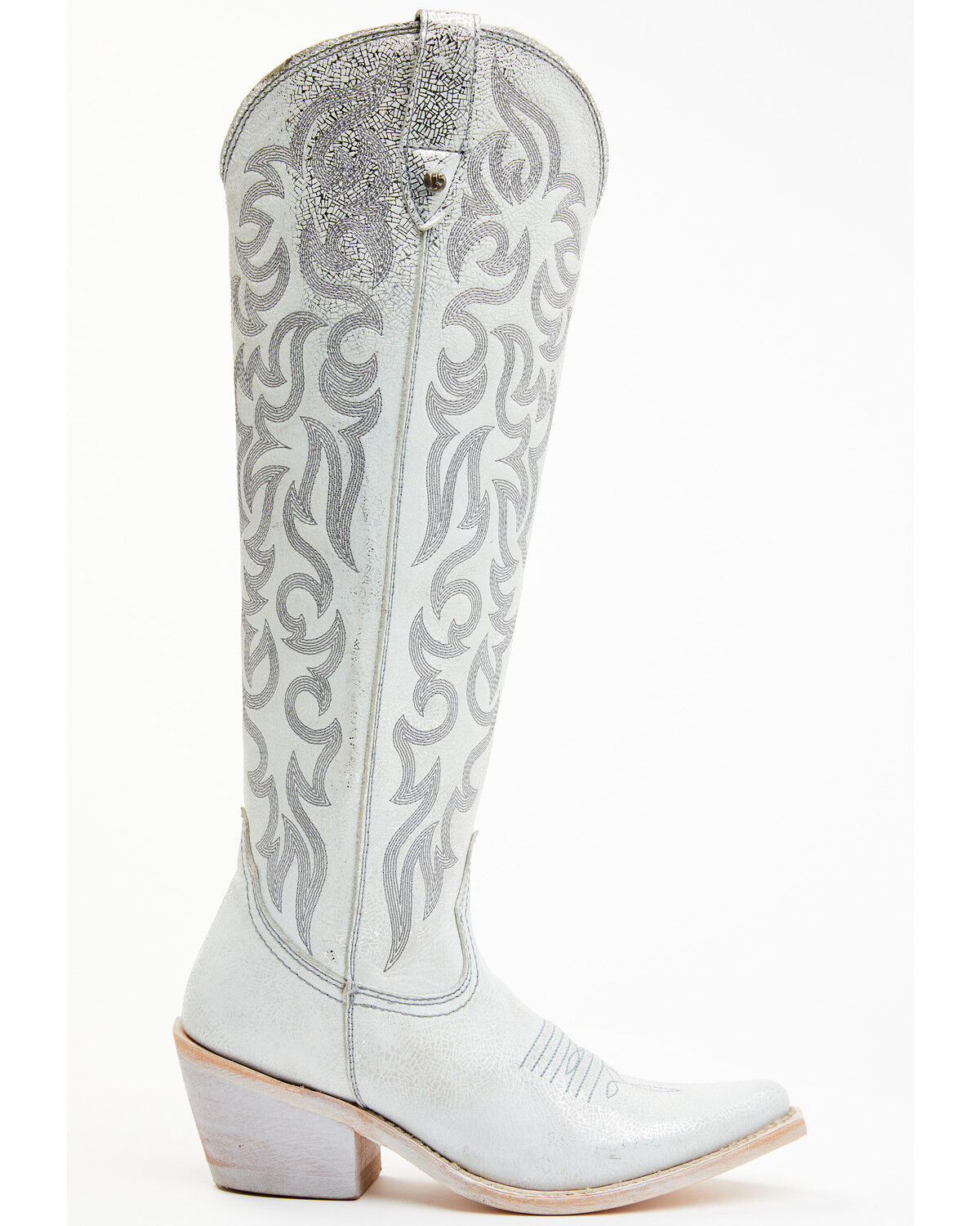 Image #2 - Liberty Black Women's Allie Nite Life Embroidered Tall Western Boots - Snip Toe, Light Blue, hi-res