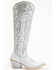 Image #2 - Liberty Black Women's Allie Nite Life Embroidered Tall Western Boots - Snip Toe, Light Blue, hi-res