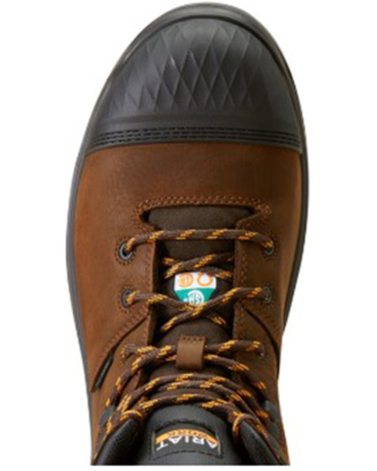 Image #4 - Ariat Men's Turbo Outlaw 6" CSA Waterproof Work Boots - Composite Toe, Brown, hi-res