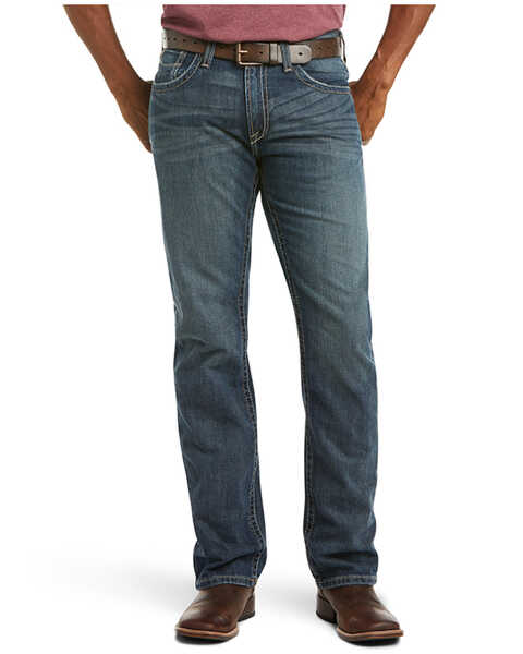 Image #1 - Ariat Men's M5 Arrowhead Deadrun Wash Jeans - Big & Tall, Denim, hi-res