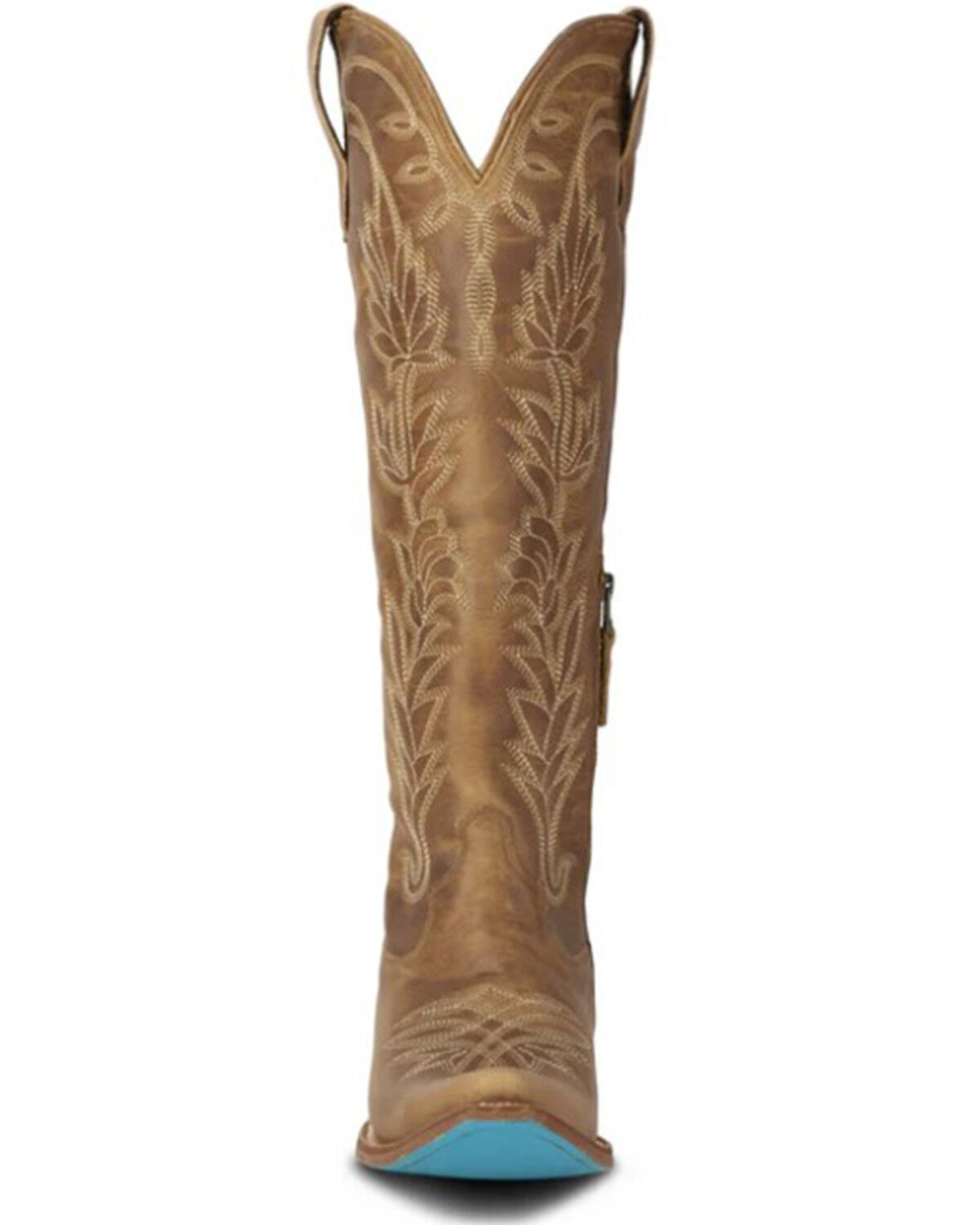 Image #4 - Lane Women's Sandaga Knee High Western Boots - Snip Toe, Brown, hi-res