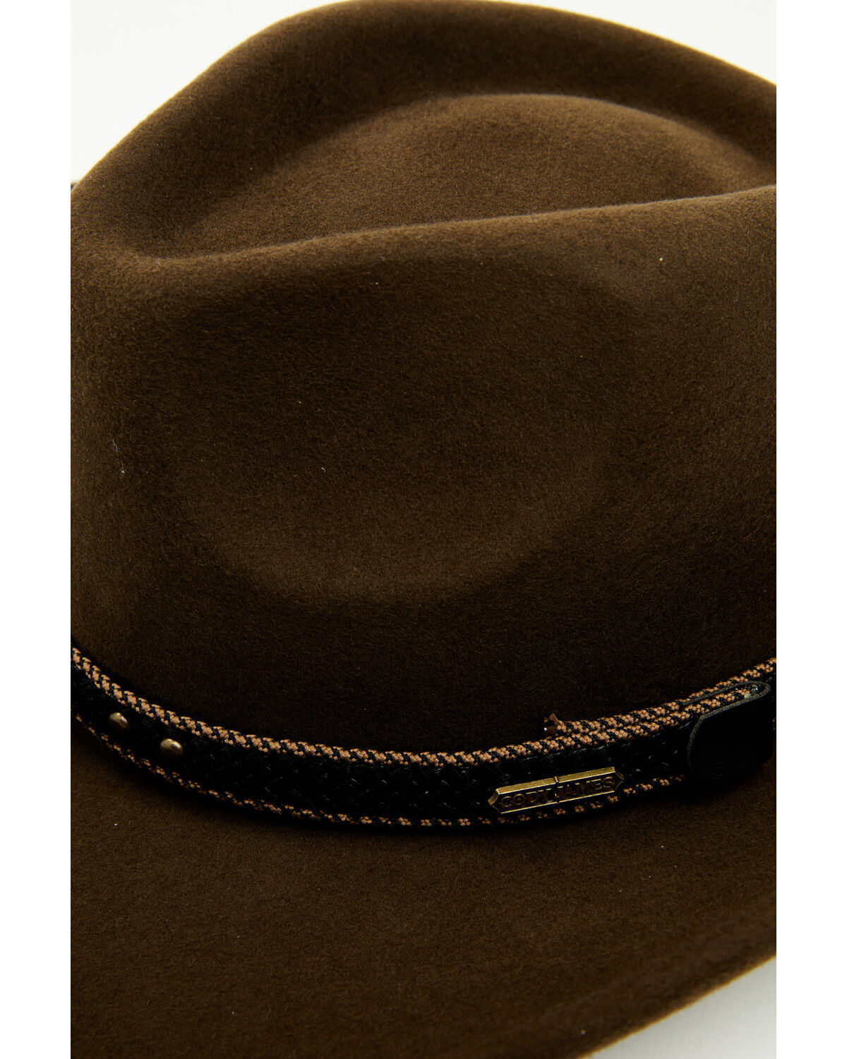 Image #2 - Cody James Men's Felt Western Fashion Hat, Pecan, hi-res