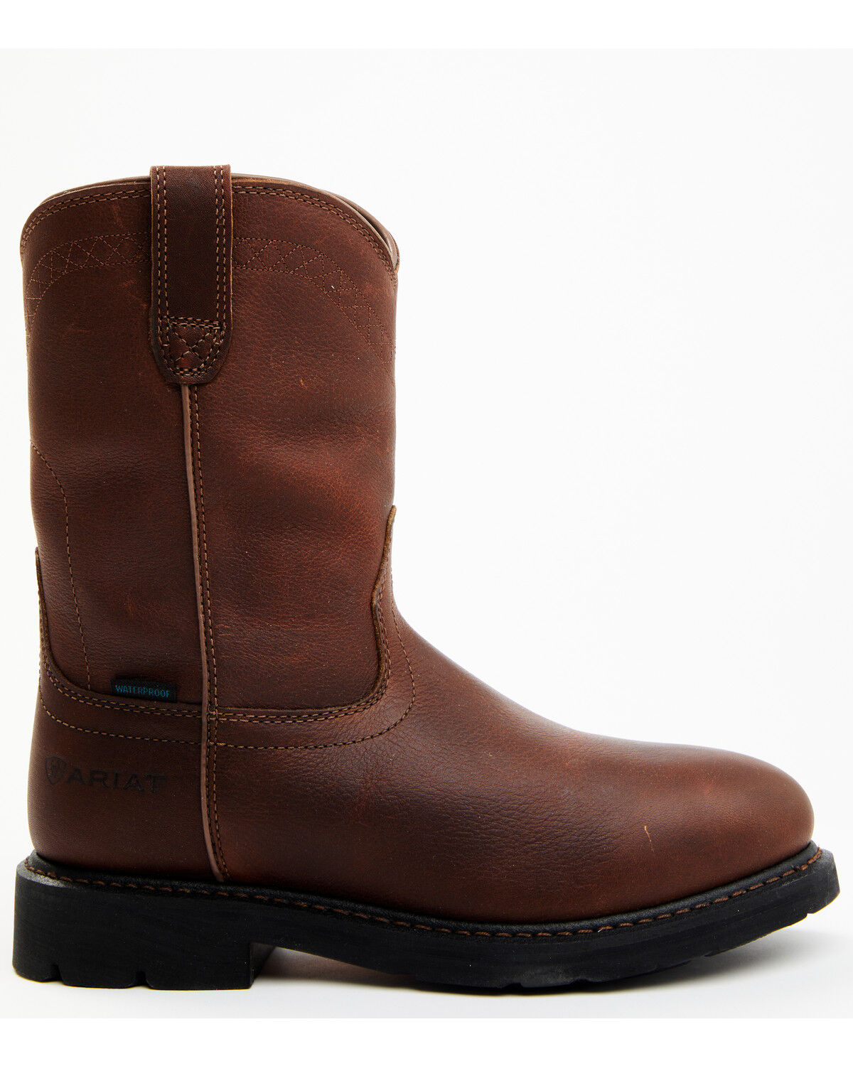 Image #4 - Ariat Men's Sierra H2O Waterproof Work Boots - Soft Toe, Sunshine, hi-res