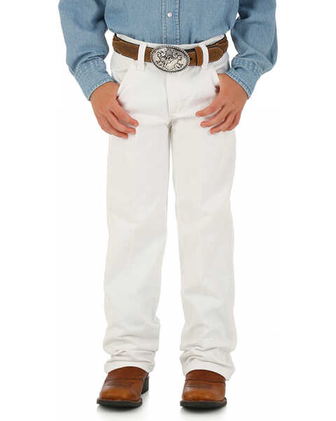 Image #3 - Wrangler Boys' 13MWB Original Cowboy Cut Jeans, No Color, hi-res