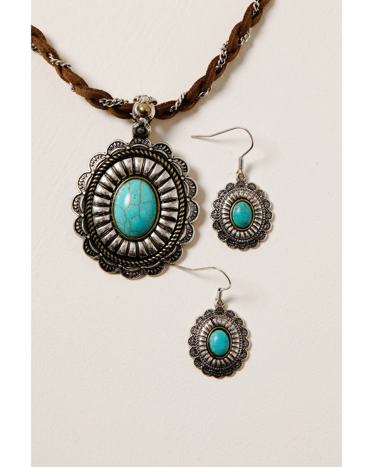 Image #3 - Shyanne Women's Ida Concho Necklace Set, Silver, hi-res