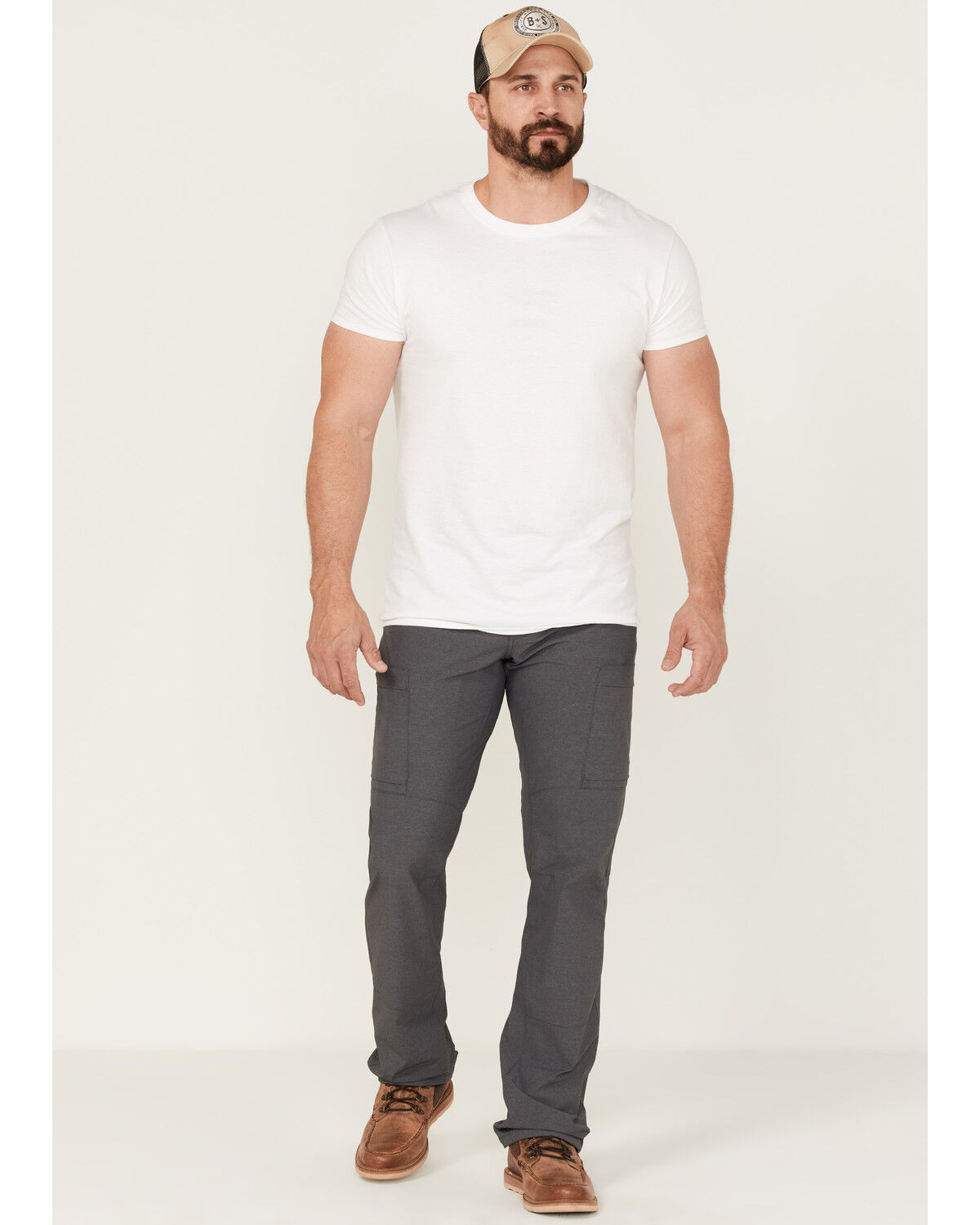 Image #1 - Brothers and Sons Men's Ripstop Slim Straight Outdoor Cargo Pants, Charcoal, hi-res