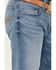 Image #2 - Wrangler 20X Men's Monarch Light Wash Slim Straight Stretch Denim Jeans - Tall, Light Wash, hi-res